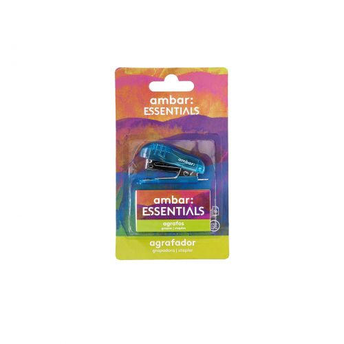 Mini Agrafador para 20 Folhas , Ambar , 6160200610016 , 5601199188361